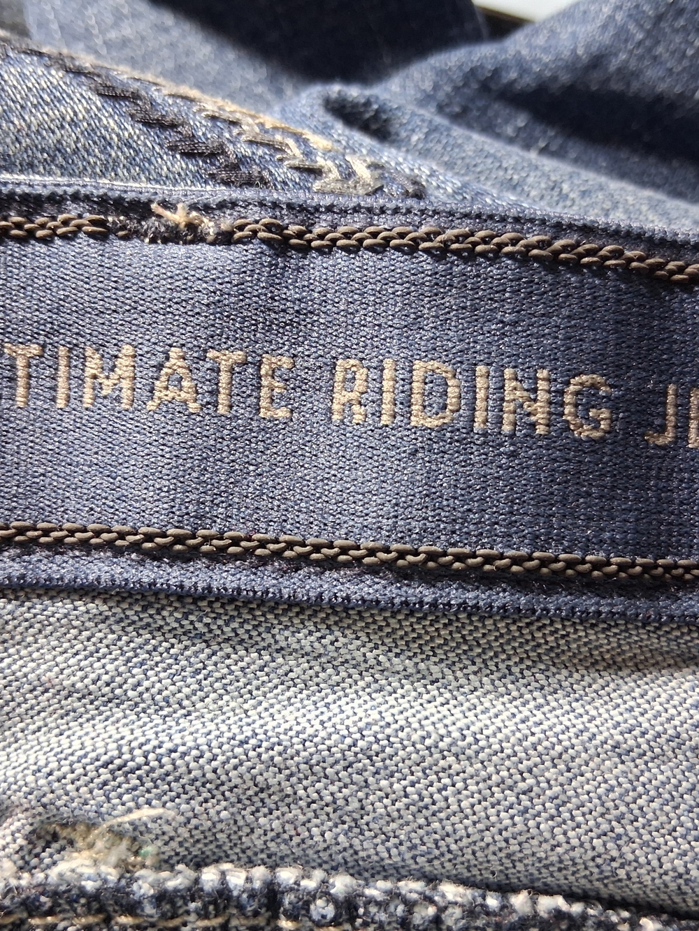 Wrangler Willow Ultimate Riding Jeans Women's 5x34 Blue Bootcut Stretch 10WRW60D - Picture 8 of 10